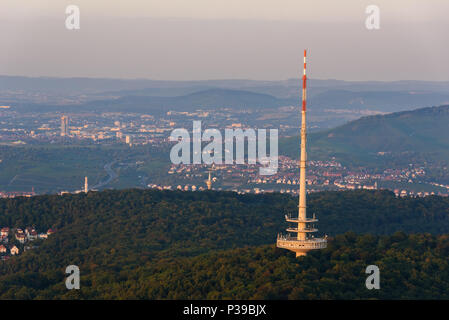 Telekommunikation Antenne Tower in Stuttgart, Deutschland Stockfoto
