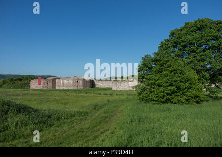 Eingangstor zu Felix Romuliana, alte römische Kaiser Galerius Palast, Zajecar, Serbien, UNESCO Weltkulturerbe Stockfoto
