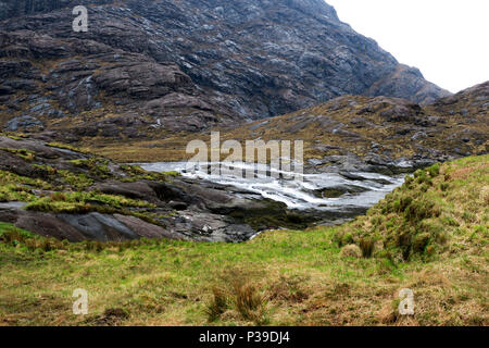 Scavaig Fluss oder Fluss Coruisk Cuilin Isle of Skye Stockfoto