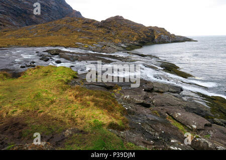 Scavaig Fluss oder Fluss Coruisk Cuilin Isle of Skye Stockfoto