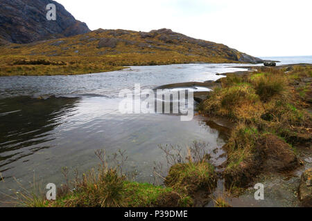 Scavaig Fluss oder Fluss Coruisk Cuilin Isle of Skye Stockfoto