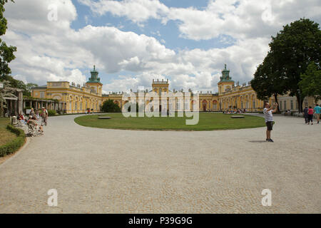 Royal Palace des polnischen Königs Jan III Sobieski bei Wialnow, Warschau Stockfoto