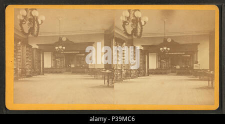 . Alumni Hall und Salon von Freunden" Schule, Providence, R.I. Erstellt: Ca. 1874. Abdeckung: 1860?-1920?. Quelle Impressum: 1860?-1920?. Digitale Element veröffentlicht 1-25 2006; 2-13-2009 aktualisiert. 17 Alumni Hall und Salon von Freunden" Schule, Providence, R. ICH, von Robert N. Dennis Sammlung von stereoskopische Ansichten Stockfoto