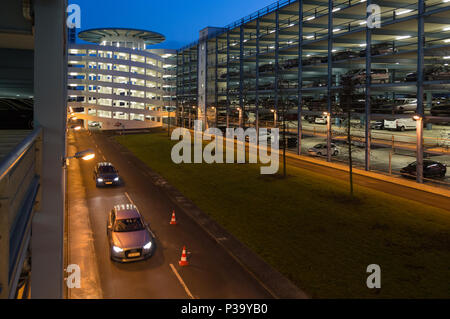 Frankfurt, Deutschland, Parkhouses auf der Frankfurter Messe Stockfoto