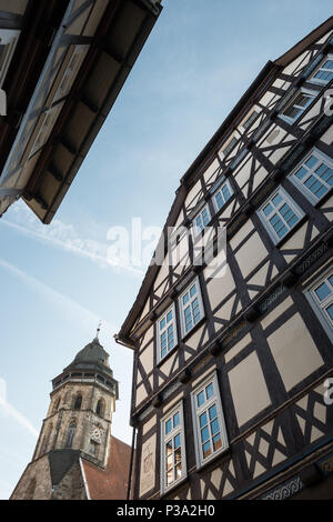 Hann. Muenden, Deutschland, Turm der St. Blasius Kirche Stockfoto