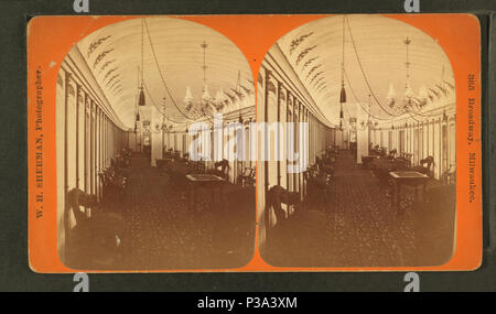 158 Innenansicht, möglicherweise von einem Dampfschiff, von W. H. Sherman Stockfoto