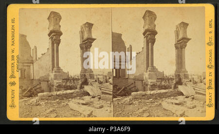 . Lake Side Verlag. Alternative Titel: Großes Feuer in Chicago, Okt. 9, 1871; unter den Ruinen in Chicago. 51. Abdeckung: 1871. Quelle Impressum: Chicago, Illinois: Lovejoy & Foster, 1871.. Digitale Element veröffentlicht 6-15 2005; 2-12-2009 aktualisiert. 165 See Verlag, von Lovejoy &Amp; Fördern Stockfoto