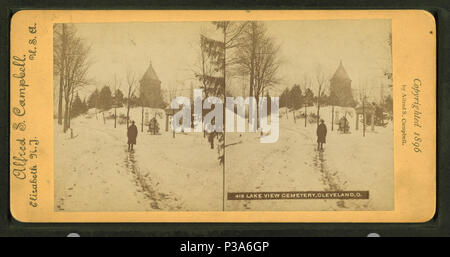 . Seeblick Friedhof Cleveland, O. Erstellt: 1896. Abdeckung: 1865?-1899. Quelle Impressum: 1865?-1899.. Digitale Element veröffentlicht 6-15 2005; 2-13-2009 aktualisiert. 166 Seeblick Friedhof Cleveland, O, von Alfred S. Campbell Stockfoto