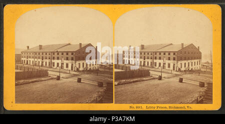 169 Libby Gefängnis, Richmond, Va, von Kilburn Brüder 2. Stockfoto