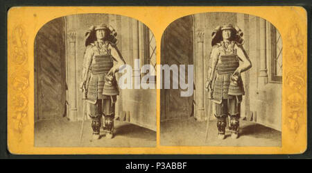 . Japanische Krieger, Smithsonian Institute, Washington. Alternative Titel: Nr. 2. Erstellt: 188 -. Abdeckung: [188]. Quelle Impressum: 1859?-1920?. Digitale Element veröffentlicht 12-1-2005; 2-12-2009 aktualisiert. 161 japanischen Krieger, Smithsonian Institute, Washington, von Robert N. Dennis Sammlung von stereoskopische Ansichten Stockfoto