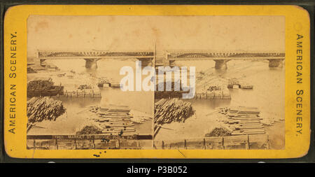 185 Market Street Bridge, Philadelphia, Pa, von Robert N. Dennis Sammlung von stereoskopische Ansichten 2. Stockfoto