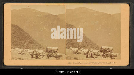 200 Mt. Jefferson und Mt. Washington Beförderung von Kilburn Brüder Stockfoto