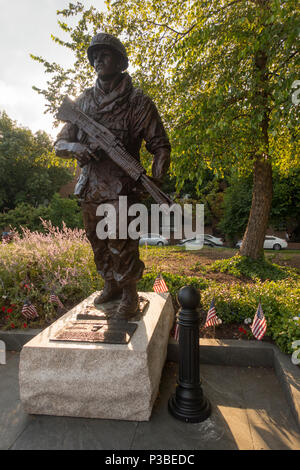 Statue von Corporal Michael J Crescenz Philadelphia PA Stockfoto