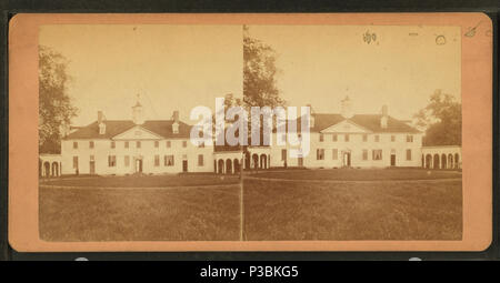 197 Mount Vernon, November 8, 1878. Alte Küche, wo das Abendessen vorbereitet wurde, von Robert N. Dennis Sammlung von stereoskopische Ansichten Stockfoto
