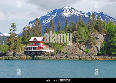 Halibut Cove, Alaska USA Stockfoto