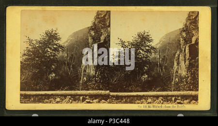 . Mt. Willard, aus der Kerbe. Abdeckung: 1858?-1895?. Quelle Impressum: 1858?-1895?. Digitale Element veröffentlicht 3-9 2006; Aktualisiert im 2-23 2010. 202 Mt. Willard, aus der Kerbe, von Robert N. Dennis Sammlung von stereoskopische Ansichten Stockfoto