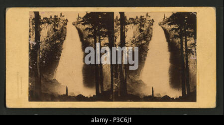 207 Nevada Fall, 600 Meter hoch, durch E.&amp; HT Anthony (Hart) 3. Stockfoto