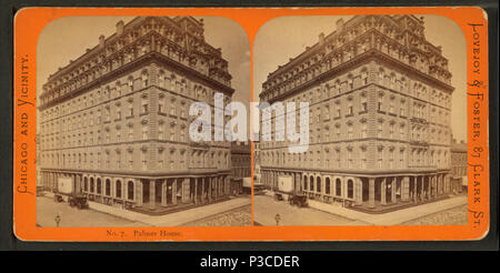 . Palmer House. Alternative Titel: Chicago und Umgebung. Neue Serie, 1871. 7. Erstellt: 1871. Abdeckung: 1871. Quelle Impressum: 1865?-1925?. Digitale Element veröffentlicht 3-9 2006; 2-12-2009 aktualisiert. 228 Palmer House, von Lovejoy &Amp; Fördern 3. Stockfoto