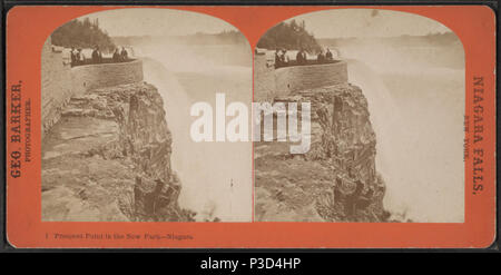 245 Prospect Point in den neuen Park, Niagara, von Barker, George, 1844-1894 3. Stockfoto