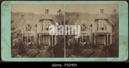 255 Residenz der Töchter von J.Fenimore Cooper, von Smith, Washington G., 1828-1893 Stockfoto