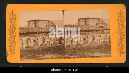 260 Ruinen, Mission San Juan Capistrano, Kalifornien, von Robert N. Dennis Sammlung von stereoskopische Ansichten Stockfoto