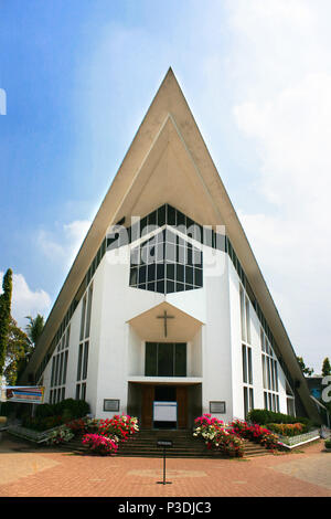 Katholische Kirche in Ernakulam, Cochin, Kerala, Südindien Stockfoto