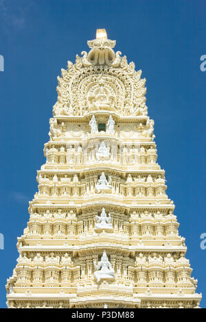 Sri Chamundeswari Tempel, Chamundi Hill, Mysore, Indien Stockfoto