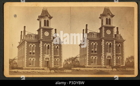 . Shawnee County Courthouse. Abdeckung: 1869?-1880?. Quelle Impressum: 1869?-1880?. Digitale Element veröffentlicht 6-15 2005; 2-12-2009 aktualisiert. 269 Shawnee County Courthouse, von Leonard & Amp; Martin Stockfoto