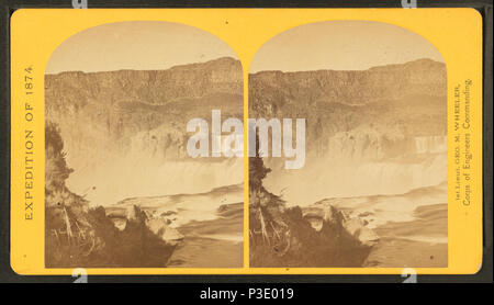 270 Shoshone Falls, Snake River in Idaho. Die wichtigsten fallen Stockfoto