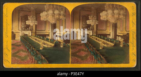 . Zustand Esszimmer in seinem Haus. Erstellt: 1870-1899. Abdeckung: 1870-1899. Quelle Impressum: Washington, D.C.: J.F. Jarvis, 1870?-1899?. Digitale Element veröffentlicht 9-29 2005; 2-12-2009 aktualisiert. 282 Staat Esszimmer in seinem Haus, von Jarvis, J. F. (John-F.), b. 1850 Stockfoto