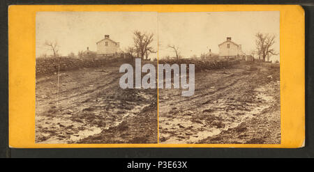 . Steinmauer in Marie's [Marye] Höhen von zivilen [Konföderierten] Kräfte während der Wüste Kampf statt. Alternative Titel: Amerikanische Landschaft. Abdeckung: 1865?-1896?. Quelle Impressum: 1865?-1896?. Digitale Element veröffentlicht 3-9 2006; 2-13-2009 aktualisiert. 288 Stone Wall bei Marie's (marye's) Höhen durch zivile (Verbündete) Kräfte während der Wüste Kampf statt, das von G.O. Braun Stockfoto