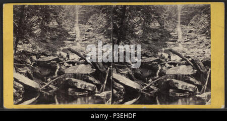 301 Die Bastion Fallen, Kauterskill Glen, in der Nähe der Laurel House, von E.&amp; HT Anthony (Fest) 2 Stockfoto