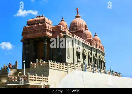 Swami Vivekananda Memorial, Mandapam, Kanyakumari, Tamil Nadu, Indien Stockfoto