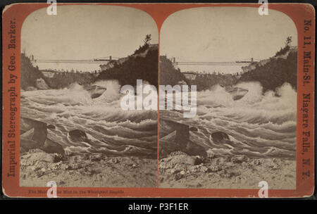 313 Die Mädchen des Nebels im Whirlpool Rapids, von Barker, George, 1844-1894 Stockfoto