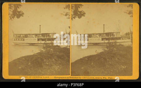 322 Der Dampfer ("Herrin vom See") am Lake View Park, von J. Bullock Stockfoto