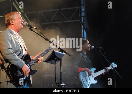 Squeeze rock Badewanne. England - Pub im Park Festival, Juni 2018 Stockfoto
