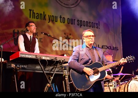 Squeeze rock Badewanne. England - Pub im Park Festival, Juni 2018 Stockfoto