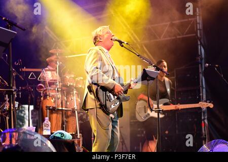Squeeze rock Badewanne. England - Pub im Park Festival, Juni 2018 Stockfoto