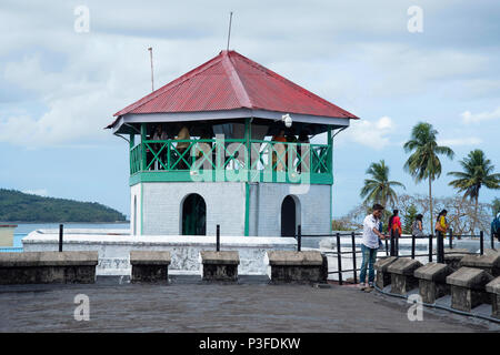 Cellular Jail, Port Blair, Andaman Inseln. Zentrale Watch Tower Stockfoto