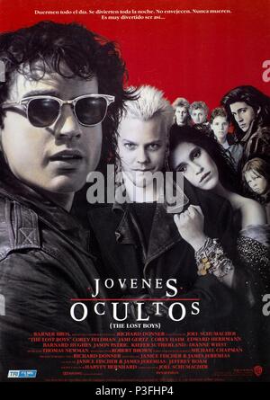 Original Film Titel: DIE VERLORENEN JUNGS. Englischer Titel: THE LOST BOYS. Regisseur: Joel Schumacher. Jahr: 1987. Quelle: WARNER BROTHERS/Album Stockfoto