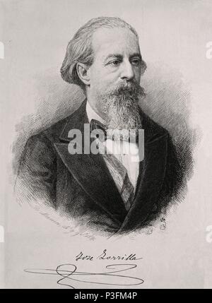 JOSE ZORRILLA (1817-1893). Lage: Biblioteca Nacional - COLECCION, MADRID, SPANIEN. Stockfoto