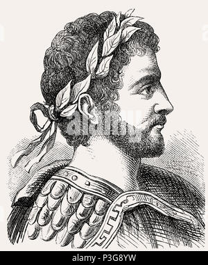 Caracalla oder Marcus Aurelius Severus Antoninus, 188 - 217, Römischer Kaiser Stockfoto