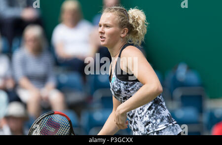Katerina Katerina Siniakova Siniakova Tennis - der Tschechischen Republik, in Aktion während der Natur Tal Klassiker in Birmingham Stockfoto