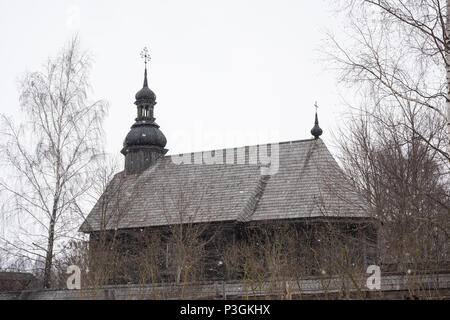 Das Weißrussische Staatliche Museum für Volksarchitektur und bäuerliche Leben der Belarussischen Staatlichen Museum für Volksarchitektur und bäuerliche Leben, Belarus. Stockfoto