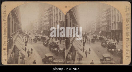 339 bis Broadway von Metropolitan Hotel, Rau, William Herman, 1855-1920 Stockfoto