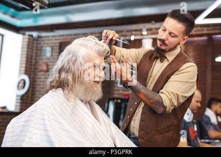 Ernst Meister schneiden Spliss Stockfoto