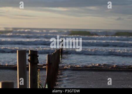 "Die Sticks'Portstewart Strand Stockfoto