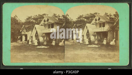 . Ansicht in der Grafschaft St. Park. Alternative Titel: Martha's Vineyard Lagerplatz. Veröffentlicht: Ca. 1865. Abdeckung: [Ca. 1865]. Quelle Impressum: 1869?-1880?. Digitale Element veröffentlicht 8-31 2005; 2-12-2009 aktualisiert. 349 Anzeigen in der Grafschaft St. Park, von Robert N. Dennis Sammlung von stereoskopische Ansichten Stockfoto