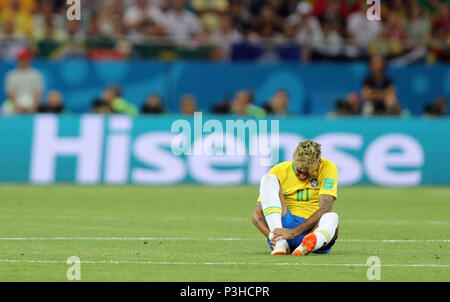 Rostow-am-Don, Russland. 17 Juni, 2018. Neymar (BRA) Fußball: FIFA WM 2018 Gruppe E Russland Match zwischen Brasilien 1-1 Schweiz bei Rostow Arena in Rostow-am-Don, Russland. Quelle: LBA/Alamy leben Nachrichten Stockfoto