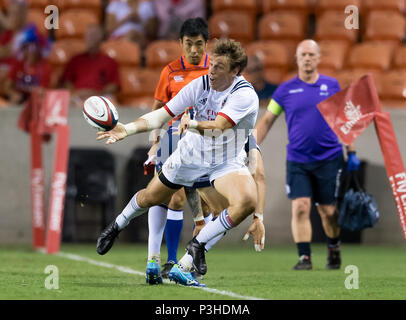 Mai 5, 2018: Die USA Männer Rugby Team wird Magie (22) Während der Emirate Sommer Serie 2018 Match zwischen den USA Männer Team vs Schottlands Männer Team bei BBVA Compass Stadium, Houston, Texas. USA besiegt Schottland 30-29 Vollzeit Stockfoto